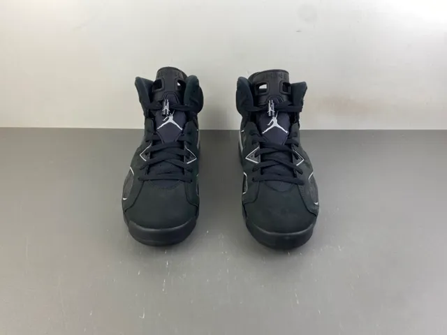 Air Jordan 6 Dark Charcoal Suede-Leather Basketball Shoes 12