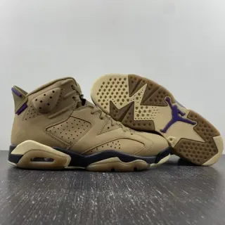 Air Jordan 6 棕紫篮球鞋