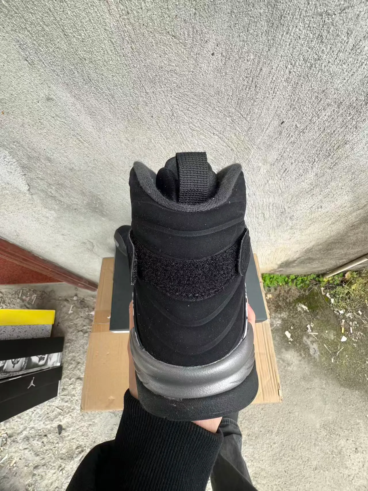 Air Jordan 8 Preto Metálico Prata Tênis de Basquete 10