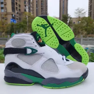 Air Jordan 8 白黑绿篮球鞋