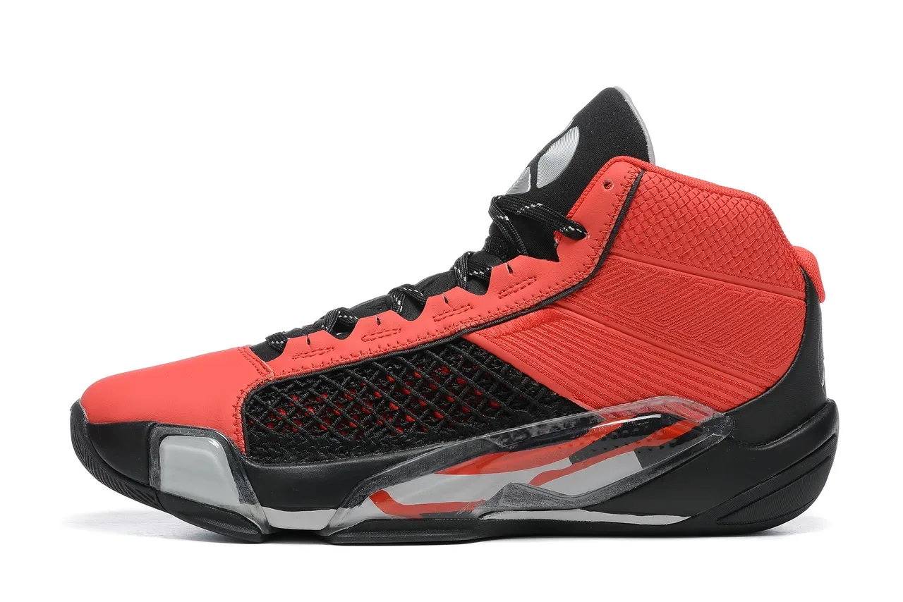 Air Jordan Noir et Rose Chaussures de Basketball Hautes à Tige en Maille et Synthétique 3