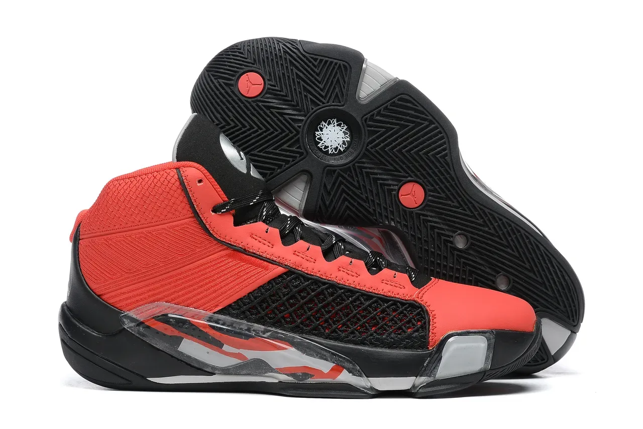 Air Jordan Noir et Rose Chaussures de Basketball Hautes à Tige en Maille et Synthétique 5