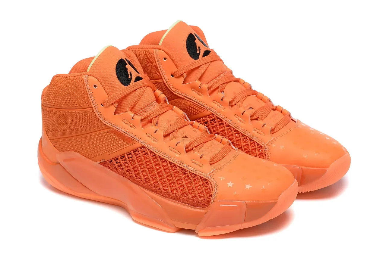 Air Jordan Noir et Rose Chaussures de Basketball Hautes à Tige en Maille et Synthétique 16