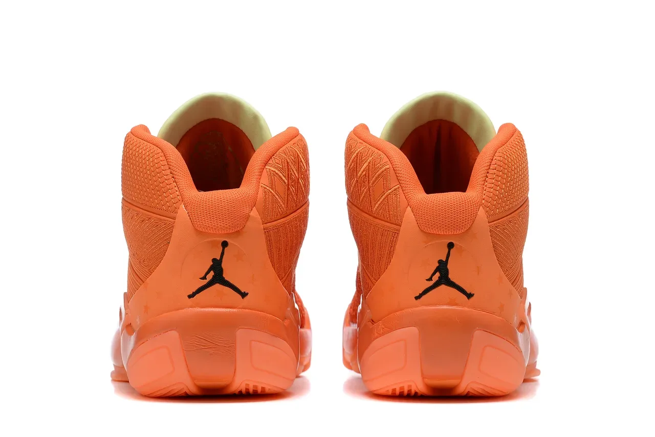 Air Jordan Noir et Rose Chaussures de Basketball Hautes à Tige en Maille et Synthétique 18