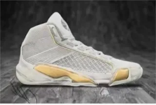Air Jordan Noir et Rose Chaussures de Basketball Hautes à Tige en Maille et Synthétique 20