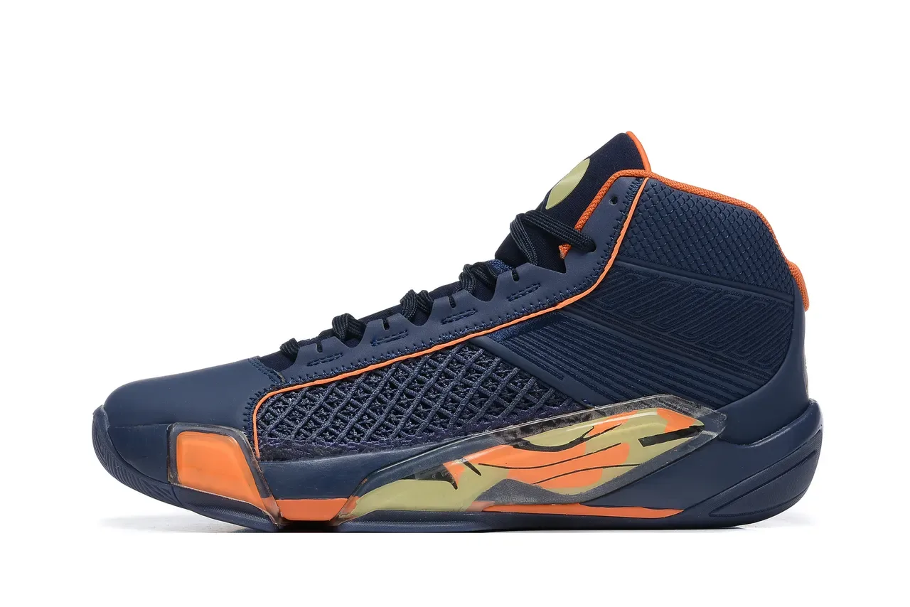 Air Jordan Noir et Rose Chaussures de Basketball Hautes à Tige en Maille et Synthétique 21