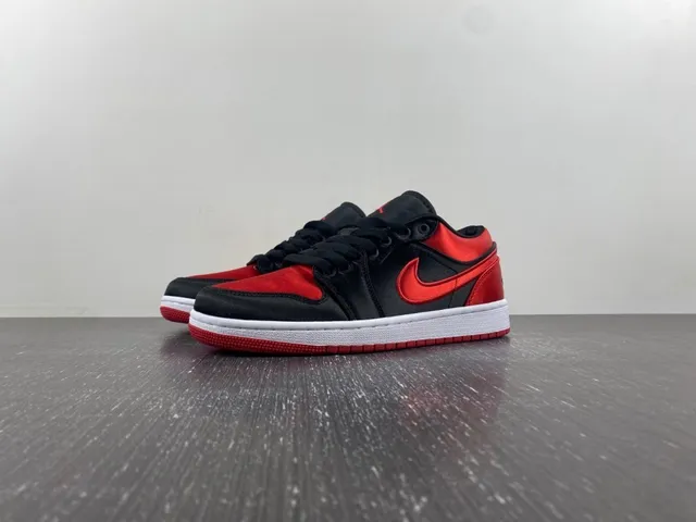 Air Jordan Red Black Low-Top Cupsole Lifestyle Sneakers 2