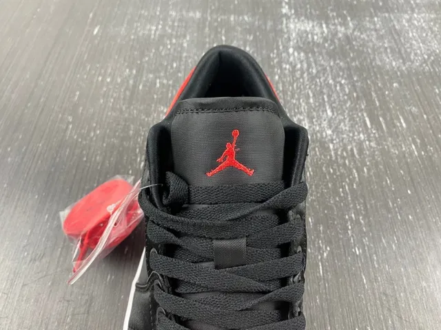 Air Jordan Red Black Low-Top Cupsole Lifestyle Sneakers 7