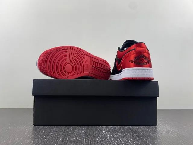 Air Jordan Red Black Low-Top Cupsole Lifestyle Sneakers 15