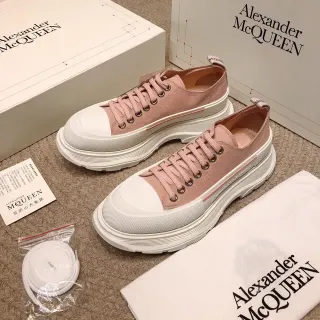 Alexander McQueen Oversized Sneaker Dusty Pink Canvas Lifestyle Sneakers