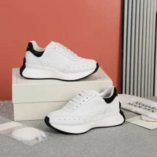 Alexander McQueen Oversized Sneaker White and Black Lifestyle Sneakers