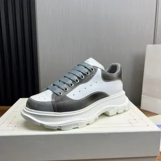 Alexander McQueen Oversized Sneaker White and Gray Chunky Sneakers