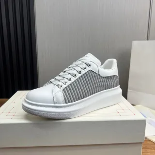 Alexander McQueen Oversized Sneaker White and Gray Lifestyle Sneakers
