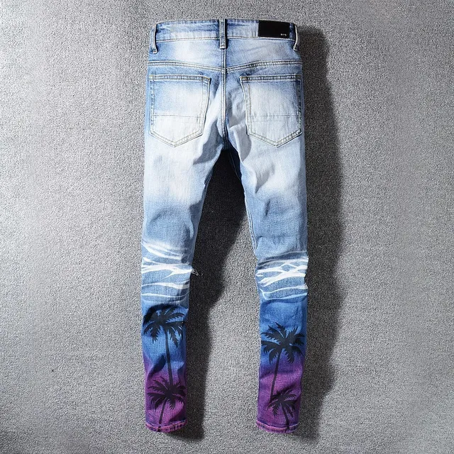 Amiri Jeans dégradés à l'Ombre de Palmier slim-fit 8