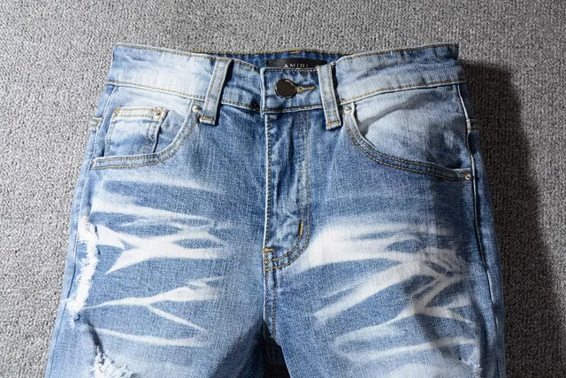 Amiri Jeans dégradés à l'Ombre de Palmier slim-fit 13