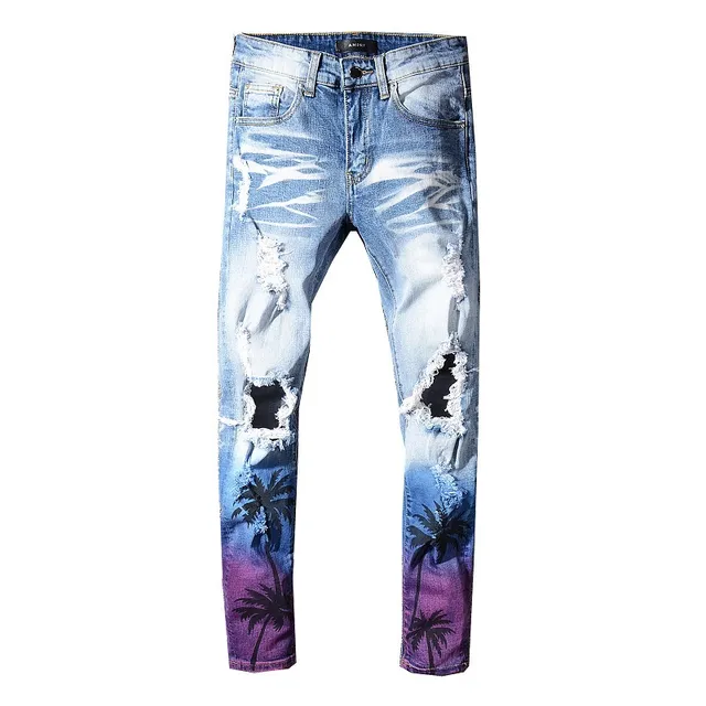 Amiri Jeans dégradés à l'Ombre de Palmier slim-fit 15