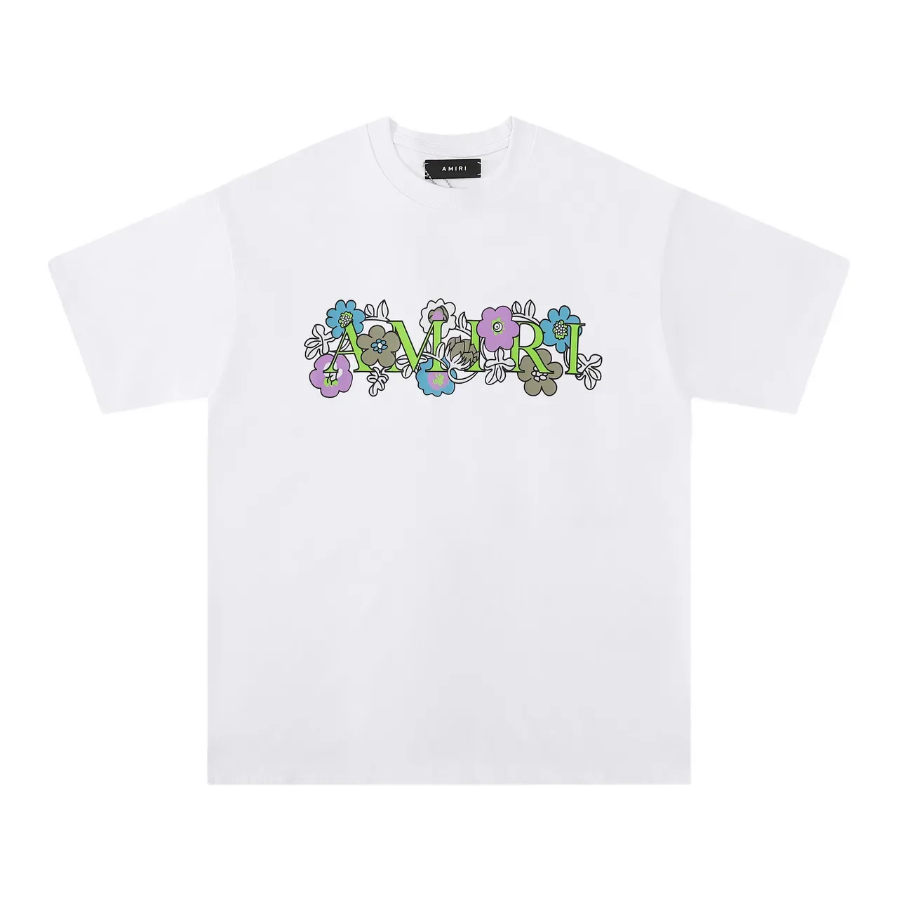 Amiri Floral Logo Graphic T-Shirt 3