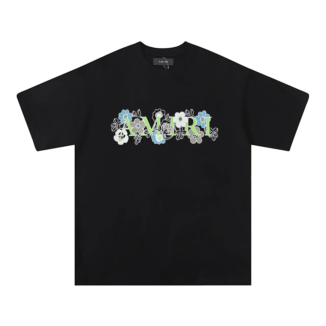 Amiri Floral Logo Graphic T-Shirt 5