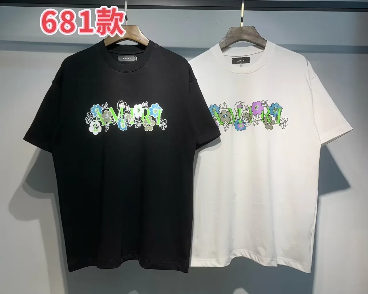 Amiri Floral Logo Graphic T-Shirt 11