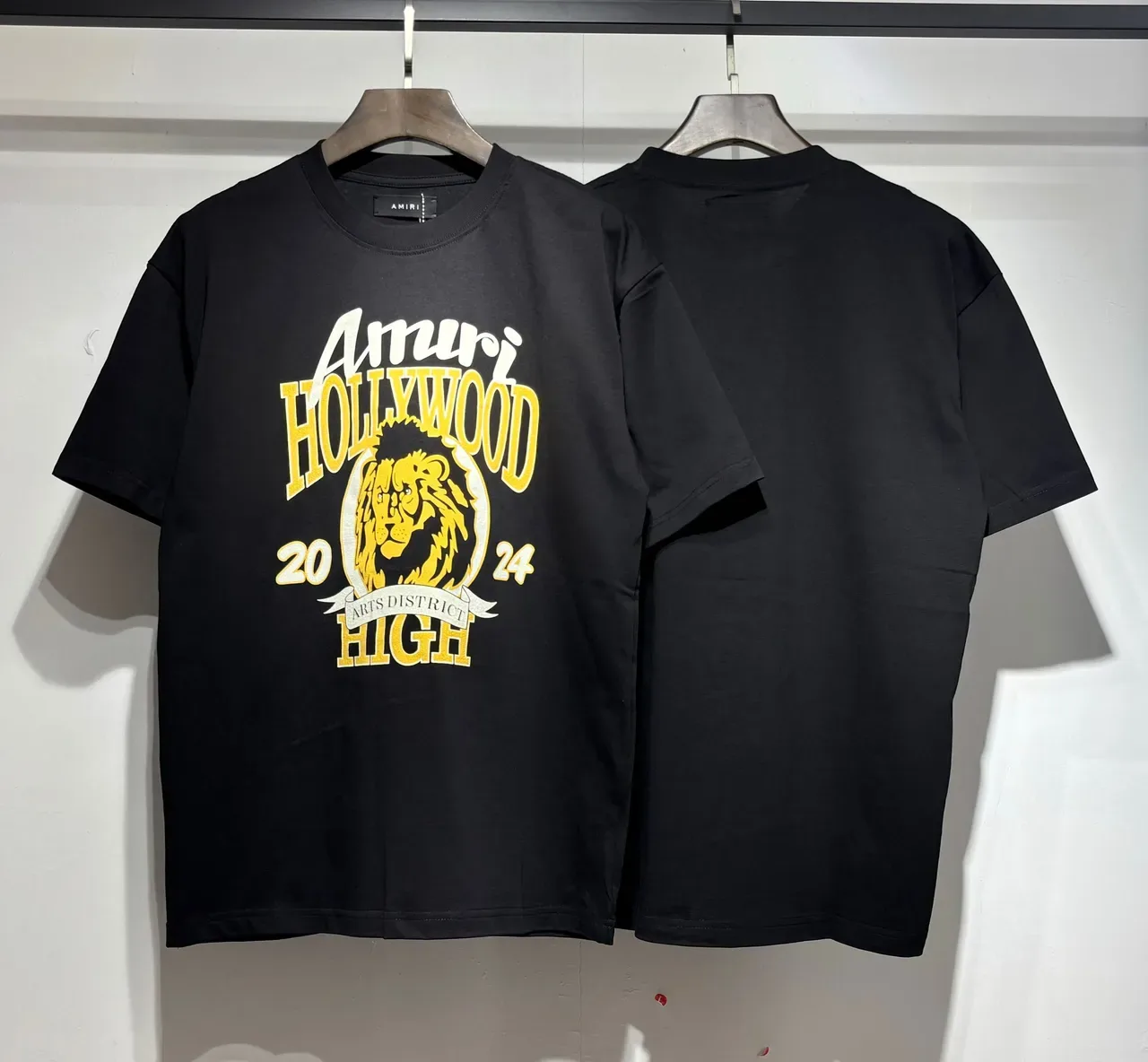 Amiri Hollywood 2024 Arts District High Graphic Print Black T-Shirt 6