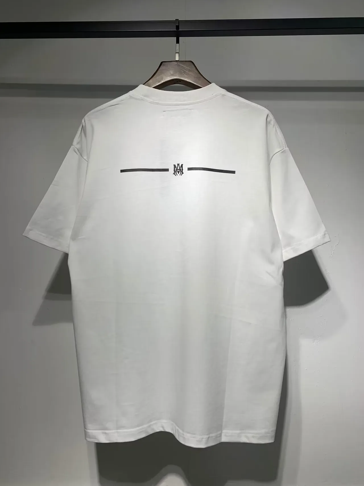 Amiri Logo Embroidered Crew-Neck Relaxed Fit T-Shirt 4