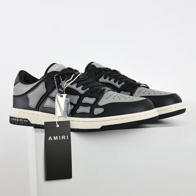 Amiri MA Court Black Gray Off-White baskets lifestyle 3