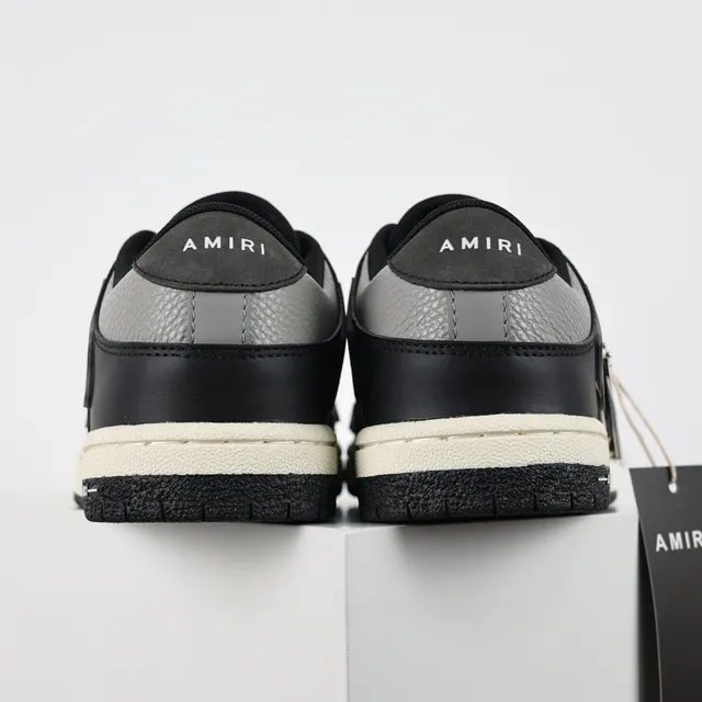 Amiri MA Court Black Gray Off-White baskets lifestyle 8