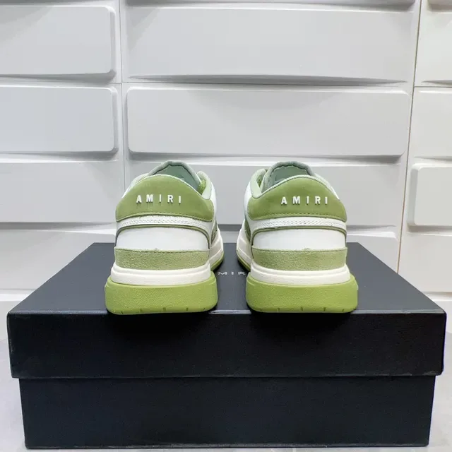 Amiri MA Court Blanc et Vert Clair Lifestyle Sneakers 6