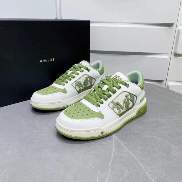 Amiri MA Court Blanc et Vert Clair Lifestyle Sneakers 9