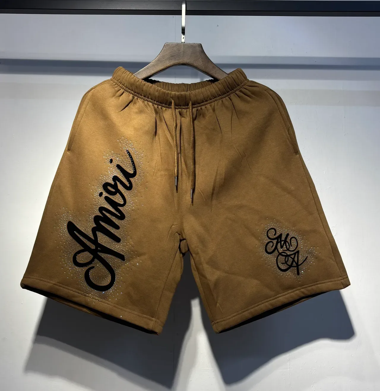 Amiri Script Logo Gradient Dot Shorts 7