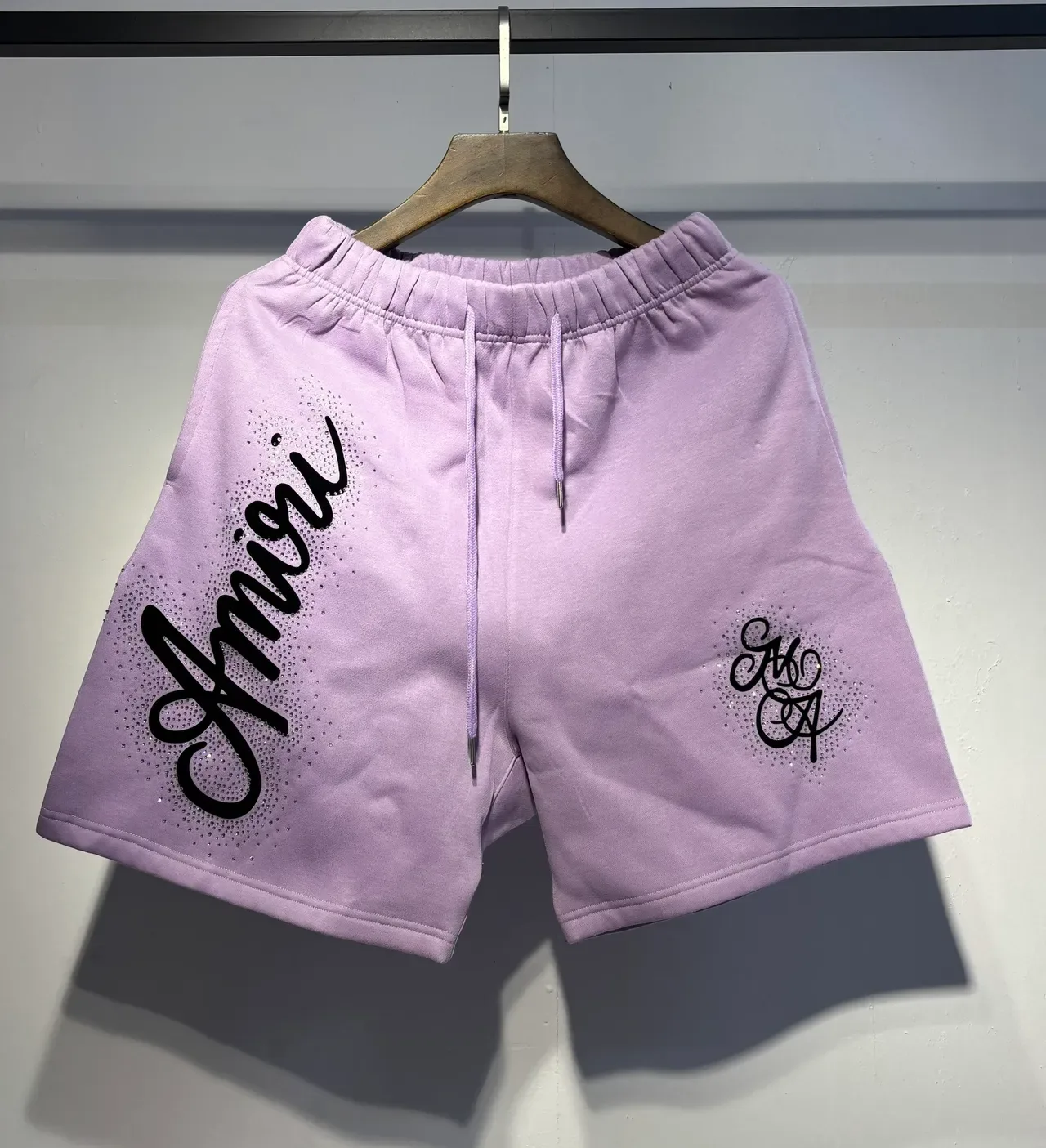 Amiri Script Logo Gradient Dot Shorts 13