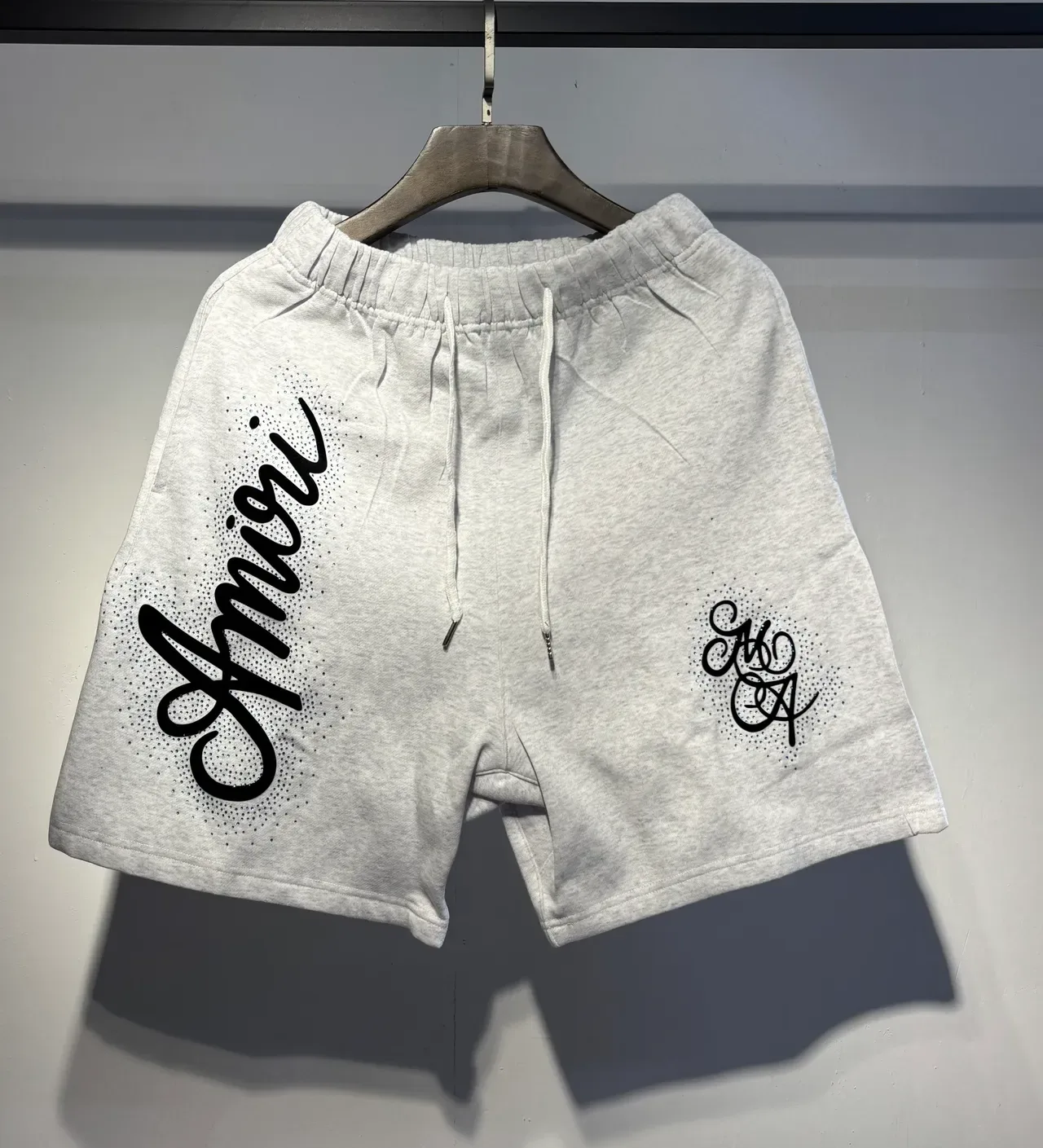 Amiri Script Logo Gradient Dot Shorts 14