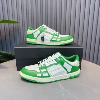 Amiri Skel Top Green and White Lifestyle Sneakers