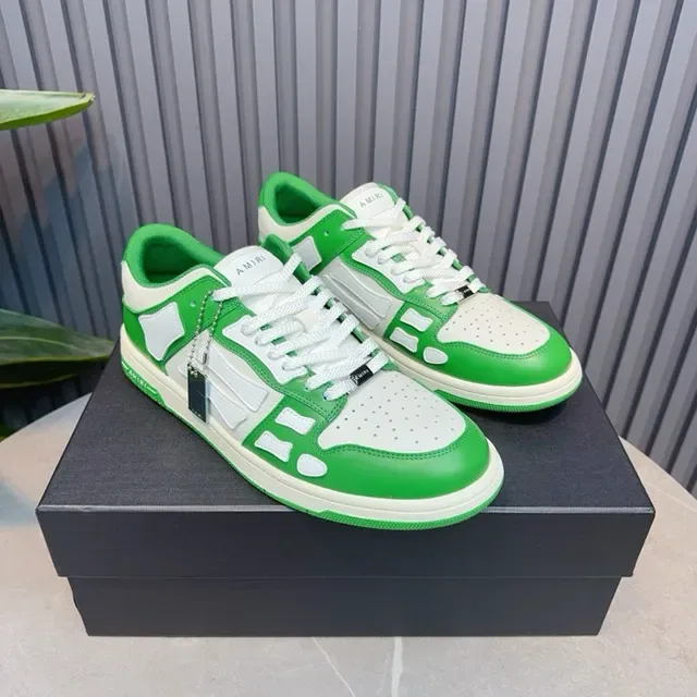 Amiri Skel Top Vert et Blanc Sneakers Lifestyle 2