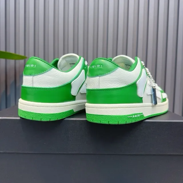 Amiri Skel Top Vert et Blanc Sneakers Lifestyle 3