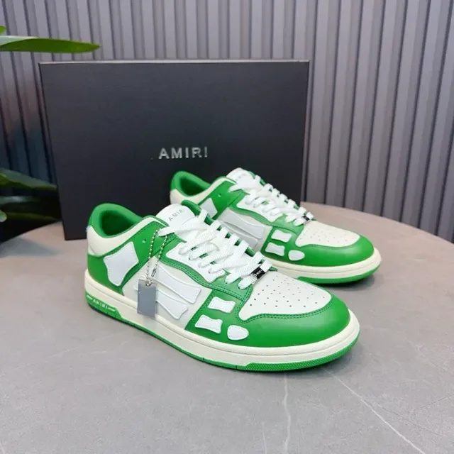 Amiri Skel Top Vert et Blanc Sneakers Lifestyle 4