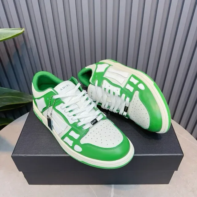Amiri Skel Top Vert et Blanc Sneakers Lifestyle 5