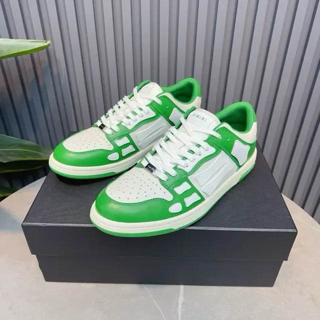 Amiri Skel Top Vert et Blanc Sneakers Lifestyle 6