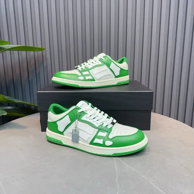Amiri Skel Top Vert et Blanc Sneakers Lifestyle 7