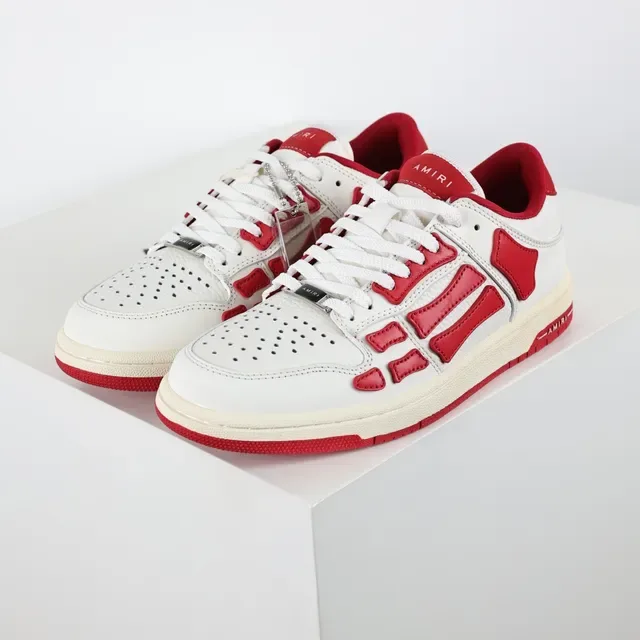 Amiri Skel Top Blancs et Rouges Sneakers Lifestyle 2