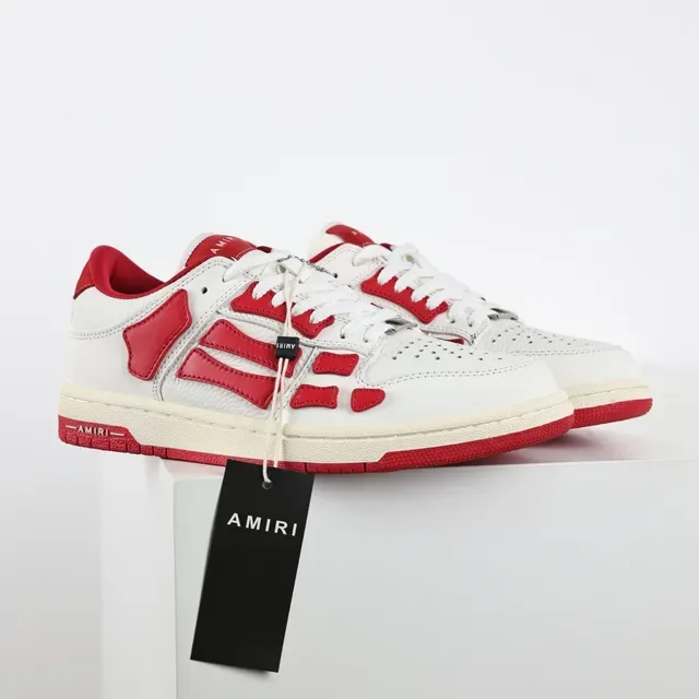 Amiri Skel Top Blancs et Rouges Sneakers Lifestyle 3