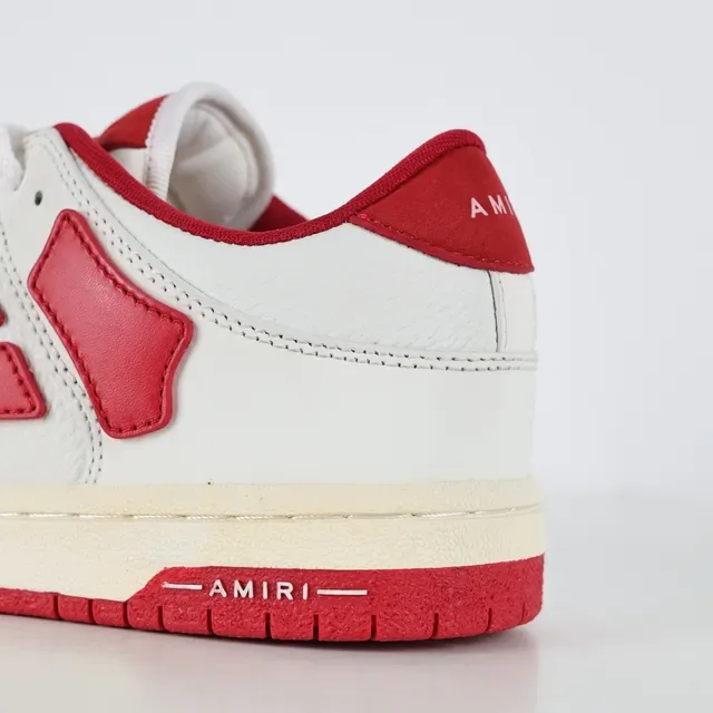 Amiri Skel Top Blancs et Rouges Sneakers Lifestyle 4