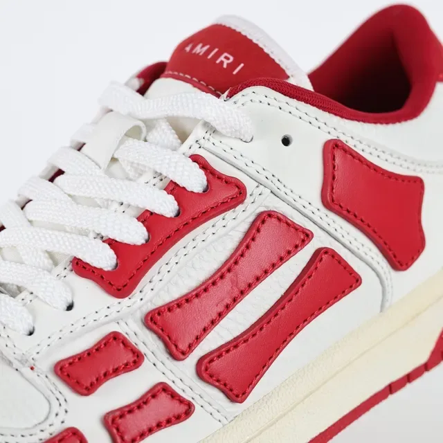 Amiri Skel Top Blancs et Rouges Sneakers Lifestyle 6