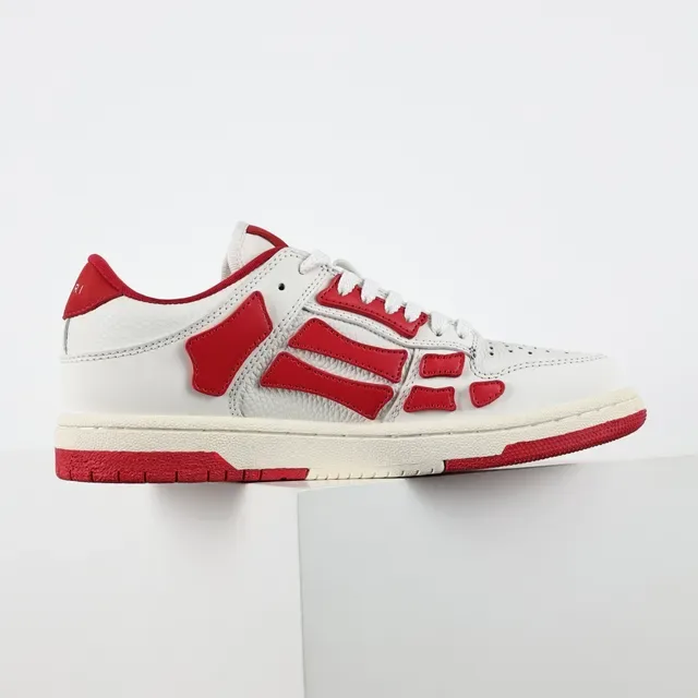 Amiri Skel Top Blancs et Rouges Sneakers Lifestyle 7