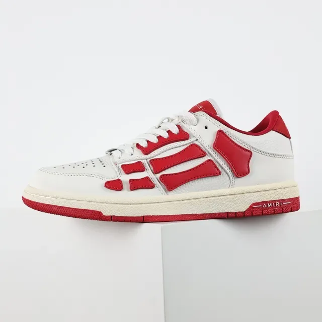 Amiri Skel Top Blancs et Rouges Sneakers Lifestyle 9