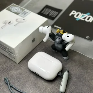 Apple AirPods Pro White Gray Stem-Style Matte TWS Earbuds
