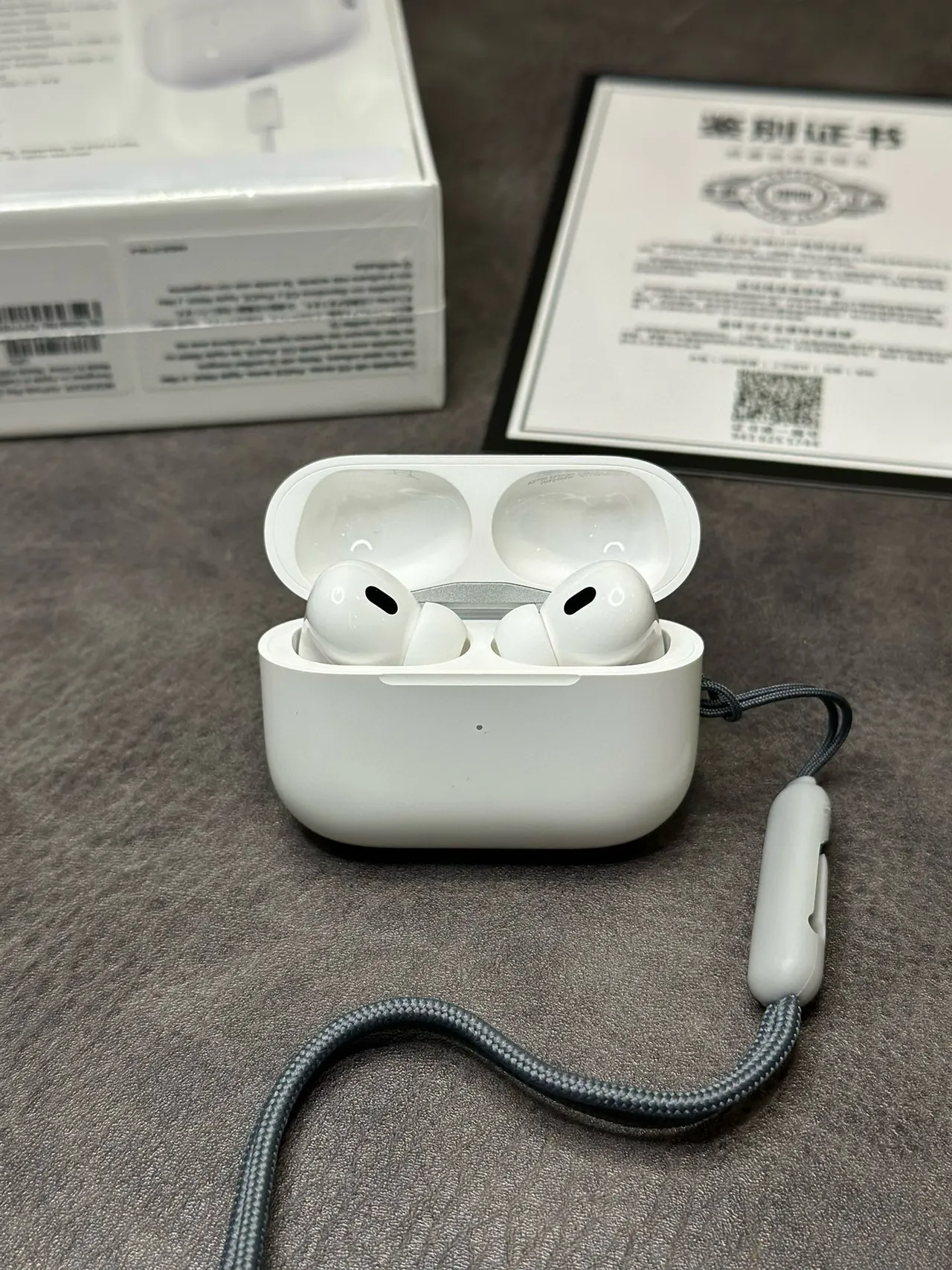Apple AirPods Pro White Gray Stem-Style Matte TWS Earbuds 5