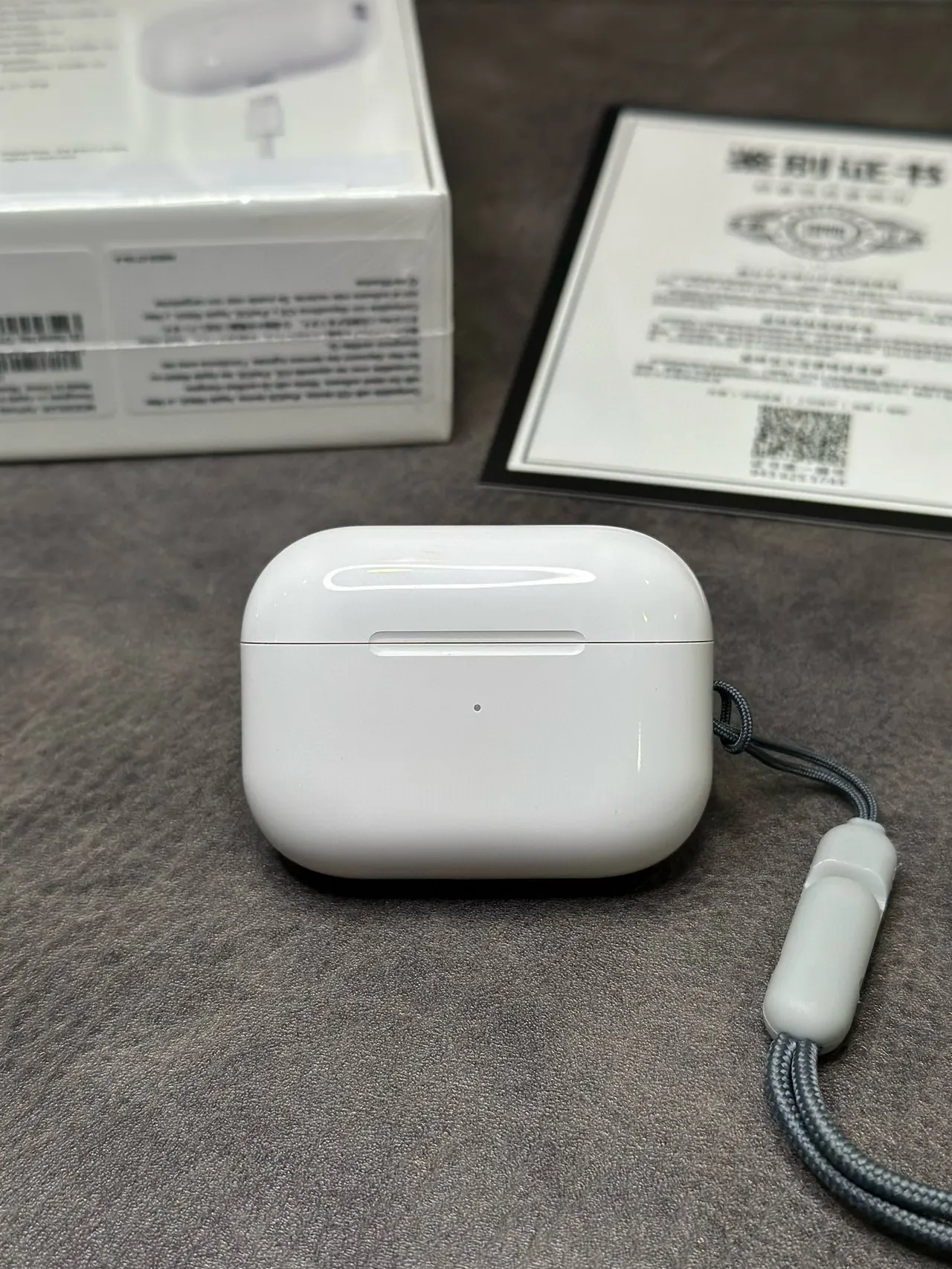 Apple AirPods Pro White Gray Stem-Style Matte TWS Earbuds 6