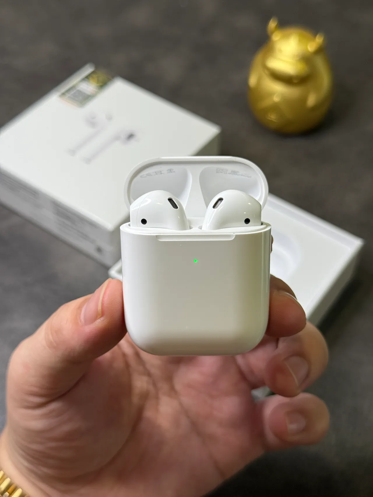 Apple AirPods White Stem-Style Open-Fit TWS Earbuds 10
