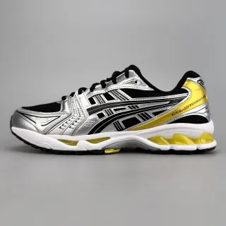 ASICS Gel-Kayano 14 Silver Black Yellow Running Shoes